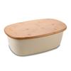 Caja de Almacenamiento de Pan de Gran Capacidad Caja de Almacenamiento con Tapa de Madera de Grado Alimenticio para Hornear Alimentos Caja de Almacenamiento Especial para Tostadas