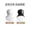 Ventilador de Techo Moderno Nórdico Nuevo Modelo Transfronterizo con 3 Aspas 28 Pulgadas Luz Ventilador para Uso en Restaurante y Hogar Luz LED Ventilador Eléctrico Venta al por Mayor
