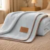 Manta para siesta, manta de cachemira, manta de forro polar coral para todas las estaciones, manta de toalla, manta para sofá, manta para oficina con aire acondicionado, manta decorativa, chal