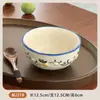 Mei Jia Hui Limón Marino Cerámica Hecha a Mano Taza de Café Platillo Tazón Set Tazón para Fideos Tazón para Ensalada Plato Taza Platillo Set