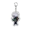 Llavero Acrílico de Naruto Uzumaki Naruto Sasuke Kakashi Colgante de Anime Bidimensional Transfronterizo