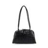 Bolsos para Mujer 2025 Nuevo Bolso Boston Almohada de Cuero Genuino de Alta Gama Bolso Bandolera de Hombro Axila para Mujer Bolso Tejido a Mano