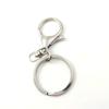 Acessório de Pingente Pom-Pom para Boneca Peças Fecho Lagosta de Metal Chaveiro Fivela de Oito Conjunto de Três Peças Chaveiro de Metal