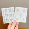 Pegatinas de Diamantes de Imitación de Princesa para Maquillaje Facial Infantil y Decoración de Escenario para Niñas Vienen con Adhesivo