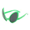 Talla de Arena parodia alienígena gafas divertidas marco multicolor bola fiesta gafas de sol divertidas exageradas gafas de sol