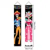 Nuevas coplas mexicanas transfronterizas del Día de Muertos, Banderas de decoración de escena con atmósfera de esqueleto para fiestas mexicanas