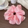 Selecciones de Influencers Estilo Coreano: Nuevas Gomas para el Cabello de Colores Dulces, Accesorios de Alta Gama para Cola de Caballo, Scrunchies Grandes