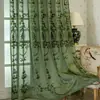 Cortinas jacquard estilo europeu e cortinas voil