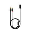 Adequado para Apple iphone13/14pro para Adaptador Público de Alto-falante de Computador Linha Lotus de Áudio Dupla 2RCA
