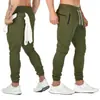 Sem LOGO Calças Esportivas Masculinas Europeias e Americanas Calças com Toalha Pendurada para Fitness Masculino Leggings para Treinamento de Corrida