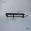 Plástico Nylon Preto Grosso Puxador de Porta Puxador Tábua de Corte Porta de Armário Equipamento Caixa Elétrica Máquina de Gabinete Gaveta Guarda-roupa Puxador de Mala