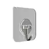 Gancho Adhesivo Transparente Pegamento Fuerte Gancho Sin Taladro Sin Marca Gancho de Carga Adhesivo Cocina Dormitorio Gancho de Pared Pegatina de Pared