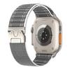 Correa Advanced Sense Tejido de Nylon con Bucle de Patrón de Onda para Apple Watch Hebilla de Paracaídas Tejida Correa de Reloj iwatch