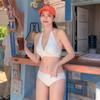 2023 Nuevo Bikini Vacaciones Sexy Tirante Cintura Alta Dividido Traje de Baño Spa [una generación]]