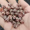 Ágata Roja Gipsófila Cuentas Redondas Jade Cuentas Dispersas Calcedonia Roja Cuentas de 14 mm Accesorios para Pulsera Collar DIY Cuentas