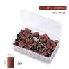 Anéis de Lixa Mini para Nail Art Transfronteiriços, Ferramentas de Lixa Resistentes ao Desgaste Embaladas para Remoção de Unhas, Ferramentas para Salão de Unhas
