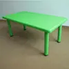 Mesa y silla de plástico ajustables para jardín de infantes mesa rectangular ajustable para aprendizaje infantil y silla mesa de juego y estudio ventas directas de fábrica