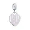 Acero de Titanio Popular Colgante Arcoíris Collar de Acero Inoxidable Colgante Gota de Aceite Accesorios para Pulsera DIY Colgante Bandera Americana para Mujeres