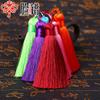 Borla Corta Gorda de 8cm Decoración Colgante de Borla 32 Colores Marcador de Seda Helada Disco U Pequeña Decoración Colgante de Borla Fabricante de Ropa Venta al por Mayor