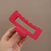 Pinza para el Cabello de Nuevo Estilo Que No Daña el Cabello, Elegante Pinza de Tiburón de Silicona Suave Transfronteriza para Mujer, Estilo Coreano Ins de Alta Gama, Pinza de Garra para Volumen de Cabello Grande