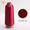 Fábrica Xinyu Venta al por mayor 4000 Metros Serie de Colores 150D Hilo Metálico Dorado y Plateado Completamente Envuelto Hilo para Bordado por Computadora