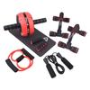 Rueda Abdominal Brillante Azul Transfronteriza Soporte para Flexiones Agarre Tensor Cuerda para Saltar Juego Combinado de Rueda Abdominal