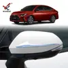 Adequado para Toyota 23 Yaris Ativ Espelho Retrovisor Modificado Tiras Anti-Colisão Vois Tiras de Acabamento Especiais para Espelho Retrovisor