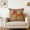 Fundas de Almohada de la Popular Serie de Animales Lindos de Amazon para Decoración de Sofá del Hogar, Fundas de Cojín Cortas de Felpa