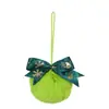 Sombrero de Navidad más vendido transfronterizo bola de felpa monstruo verde peludo elfo fiesta decoración de Navidad bola de felpa DIY bola de pelo sintético de conejo