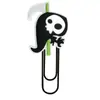 Clip de Papel Pequeño de Halloween Material de Oficina Clip de Papel Creativo Lindo Pin en Forma de U Marcador de Libros de Dibujos Animados de PVC