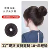 Elástico de Cabelo para Coque Flor de Ninho de Pássaro Encolhível, Coque de Cabelo Flor de Botão Fofa Realista, Extensão de Cabelo, Aplique de Cabelo, Aplique de Cabelo Mágico