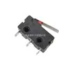 Microinterruptor KW11-3Z-2 Palanca Recta Tres Patas 250VAC Interruptor de Botón de Contacto de Límite de Recorrido