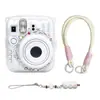 Nuevo Estuche Protector Transparente de Cristal Transparente Fujifilm Instax Mini13 para Cámara de Mano/Bandolera/Bolsa