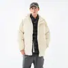 Jaqueta de Algodão Masculina de Inverno 2026 Nova Acolchoada Quente à Prova de Vento para Casais Casaco de Algodão de Marca Tendência Jaqueta Puffer Roupa Exterior