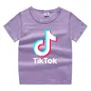 TikTok TikTok ropa nueva para niños camiseta de manga corta de verano para niños y niñas camiseta interior camiseta de manga corta top para niños