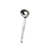 Cuchara de sopa de acero inoxidable 304, cuchara larga gruesa, concha para sopa, embudo para sopa, forma de corazón, palillos de acero inoxidable para olla caliente