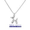 Nuevo collar de cachorro personalizado transfronterizo, lindo collar con colgante de perro tridimensional, cadena de suéter de hip-hop, venta directa de fábrica