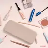 Nueva bolsa de almacenamiento transfronteriza, bolsa de maquillaje, bolsa de almacenamiento de silicona, a prueba de aceite, impermeable, fácil de limpiar, bolsa de almacenamiento para belleza y uso diario