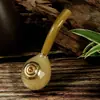 Cachimbo de Imitação de Chifre Feito à Mão, Conjunto de Fumar de Uso Duplo para Tabaco e Cigarro Curvo, Porta-Cigarros com Filtro Antigo, Resina Grande Atacado