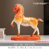Novos Enfeites de Cavalo Estilo Chinês, Artesanato para Decoração de Casa, Enfeites para Escritório, Sala de Estar e Entrada, Presentes para Inauguração de Casa e Abertura