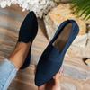 Zapatos Planos de Punta Fina de Talla Grande, Estilo Europeo y Americano de Moda para Primavera para Mujer, Casual Versátil de Moda Dulce
