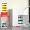 Archivero metálico de cinco secciones, gabinete multi-nivel para documentos con cerradura, gabinete para comprobantes financieros, gabinete de archivo para oficina