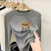 Camiseta base de manga larga de forro polar cepillado para niños de tamaño mediano y grande, nuevo estilo otoño/invierno 2026, ropa de otoño para niñas, top casual de cuello redondo
