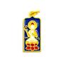 Colgante de Buda Guanyin sin fase, accesorios de oro antiguo chapados en cobre de alto color, collar y pulsera para hacer la fortuna, accesorios de bricolaje