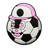 Novos Calçados Clogs Série Esportiva Futebol Flor de Sapato Fivela de Sapato Acessórios DIY Acessórios de Flor de Sapato Removíveis