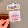 Pegatinas de uñas autoadhesivas impermeables con dibujos animados para niños, pegatinas para uñas de bebé, pegatinas lindas para uñas de niña pequeña