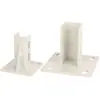 Asiento de Fijación Cuadrado para Pie de Perfil de Aluminio Asiento de Pie Asiento de Fijación para Pie Accesorios para Perfiles de Aluminio Pie de Conexión Accesorios de Fijación de Soporte