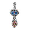 Pingente Ruyi Personalizado Estilo de Vida Pingente de Colar Artesanal Cor Esmalte Estilo Étnico Chinês Feminino