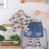 Conjunto de Verano para Niños 2026 Estilo Nuevo Ropa Delgada Casual de Verano para Bebé Conjunto de Dos Piezas de Manga Corta de Moda Venta al por Mayor