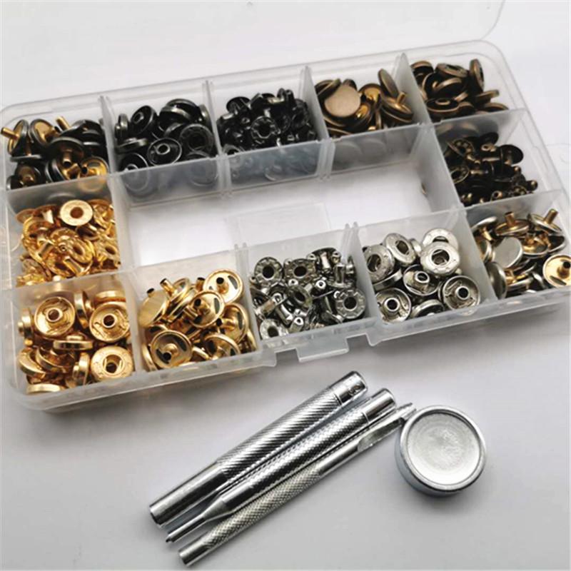 100套装4色四合扣3